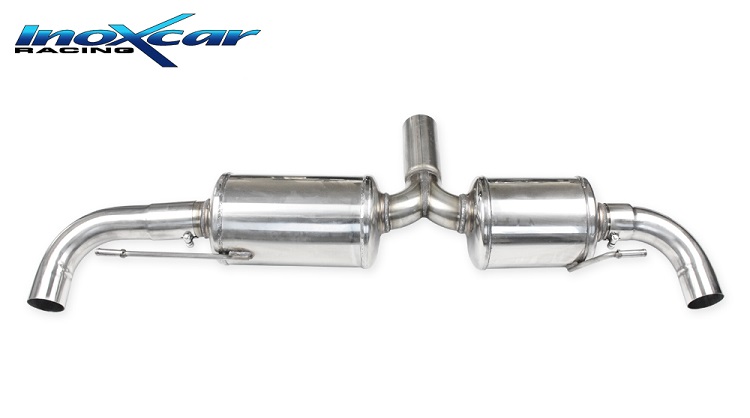 SCARICO FINALE SPORTIVO SILENZIATO (2 PANCE) INOXCAR PER MERCEDES CLASSE A35 AMG W177 2.0 306CV