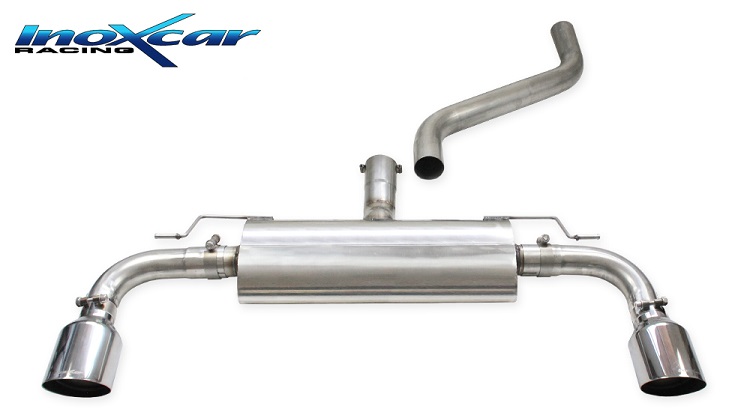 SCARICO FINALE SPORTIVO SILENZIATO RACING INOXCAR PER FORD FOCUS MK4 ST 2.3 ECOBOOST 280CV (Ø 114MM)
