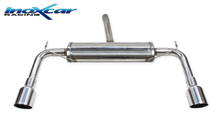 SCARICO FINALE SPORTIVO SILENZIATO RACING INOXCAR PER ALFA ROMEO GIULIETTA 1.4 MULTIAIR 170CV (USCITA SDOPPIATA)