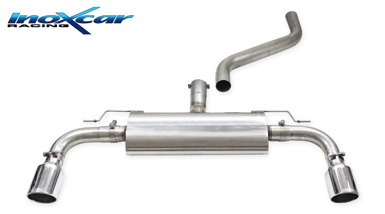 SCARICO FINALE SPORTIVO SILENZIATO X-RACE INOXCAR PER FORD FOCUS MK4 ST 2.3 ECOBOOST 280CV