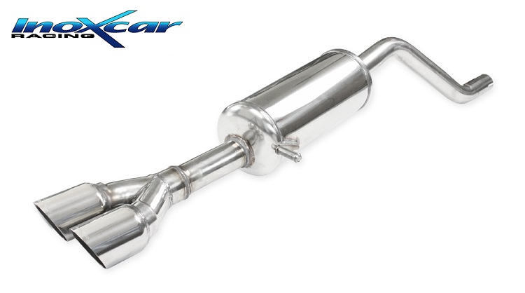 SCARICO FINALE SPORTIVO SILENZIATO RACING INOXCAR PER OPEL CORSA F 1.2 131 CV GS-LINE