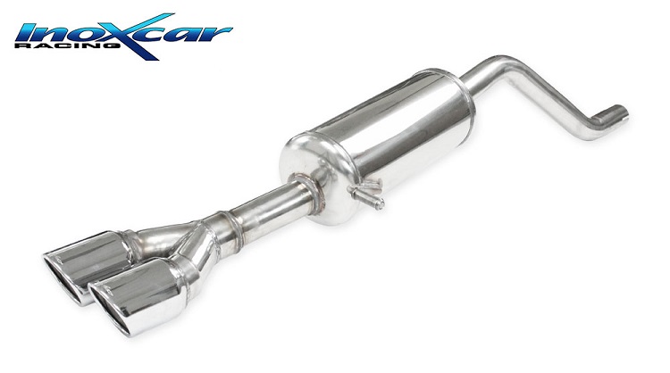 SCARICO FINALE SPORTIVO SILENZIATO X-RACE INOXCAR PER OPEL CORSA F 1.2 131 CV GS-LINE